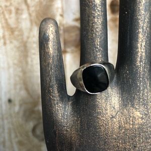 Black Stone Ring